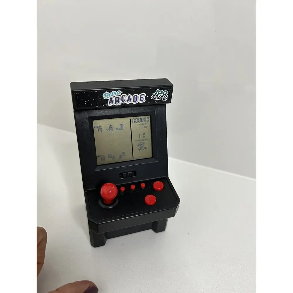 Retro Arcade 100 Exciting Games Mini Plastic Game Machine (Tested)